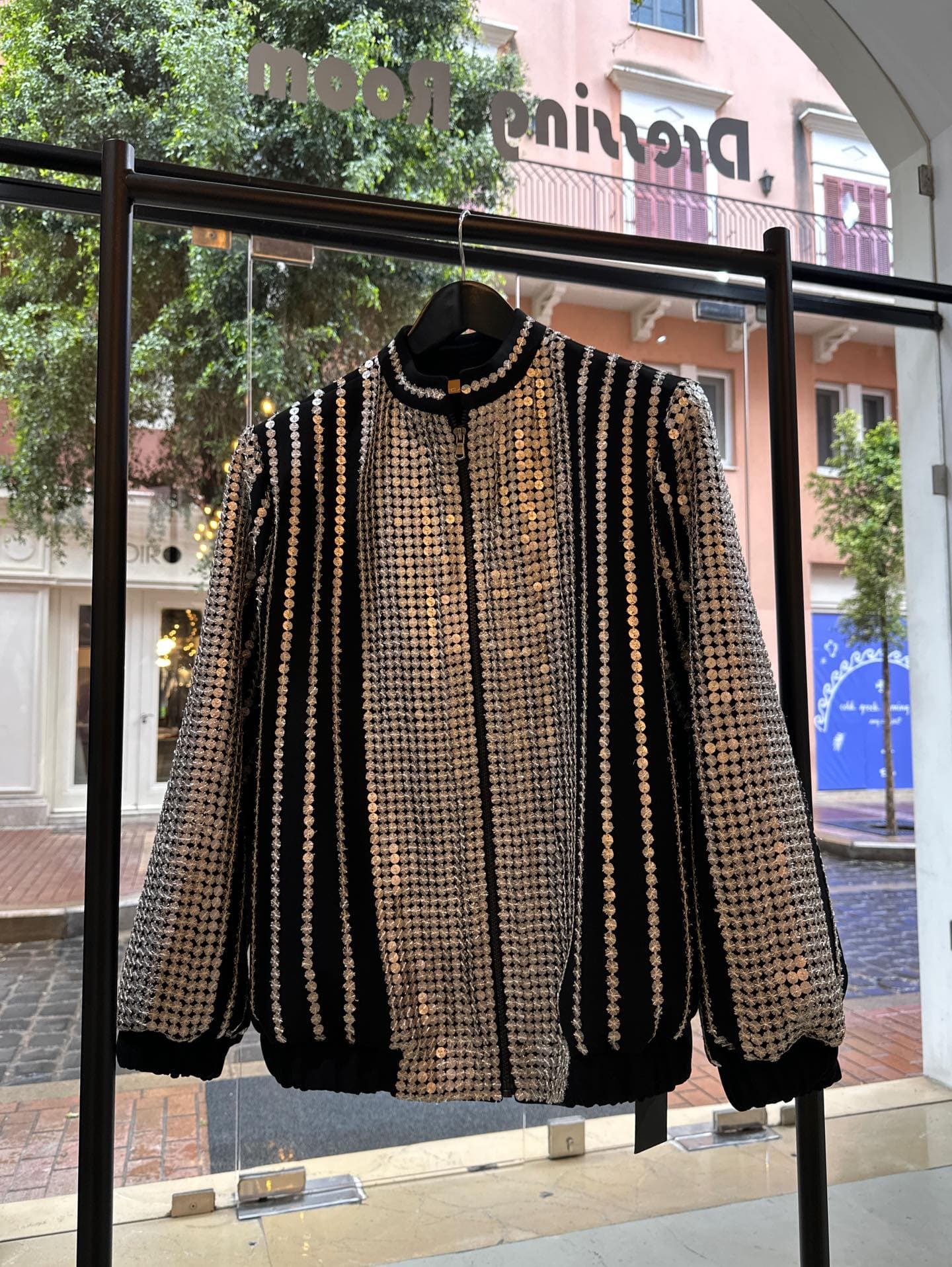 Sequined Bomber Jacket — view 1